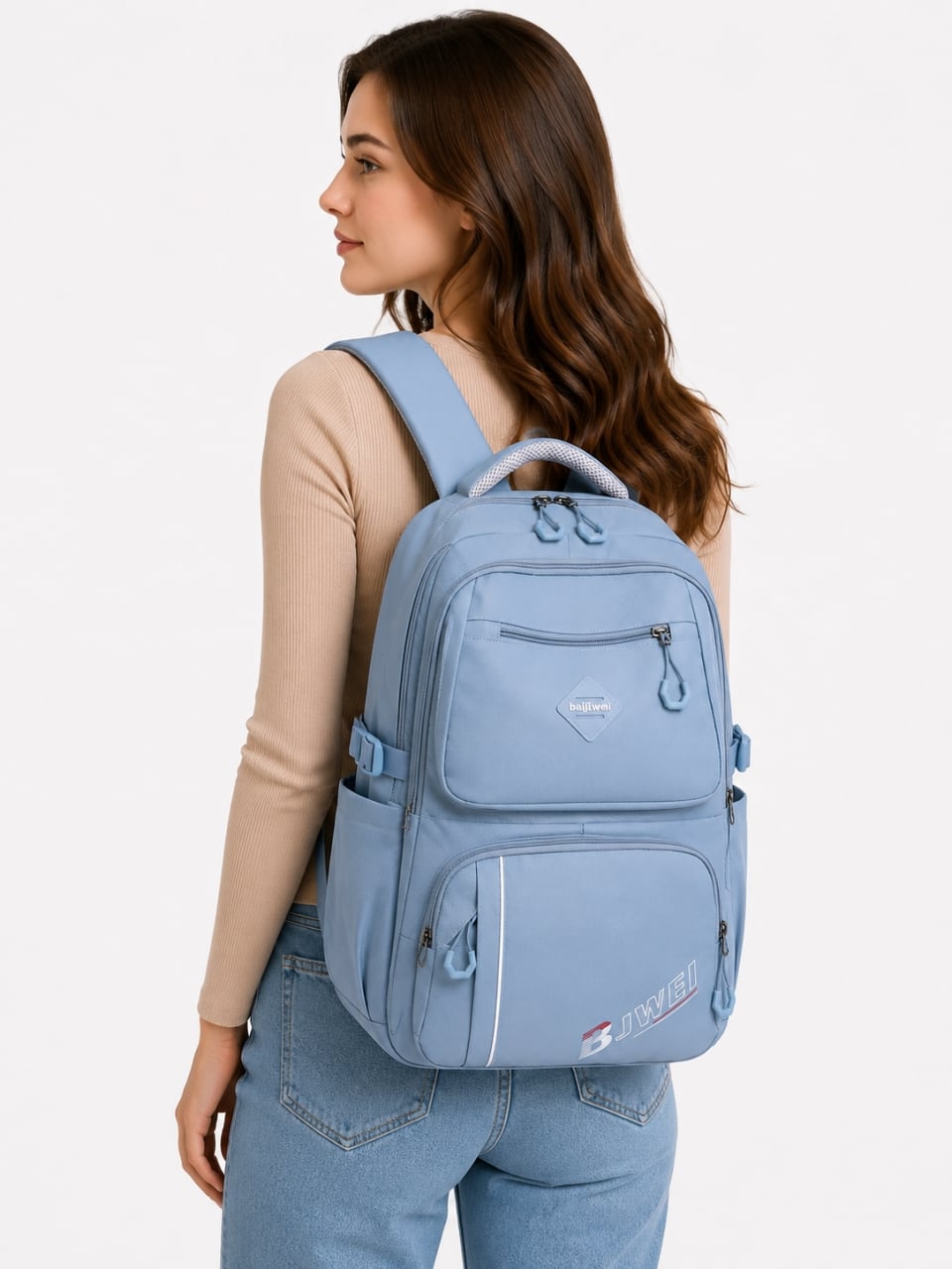 Rucsac dama, Esana GT2030, Albastru - poza 2
