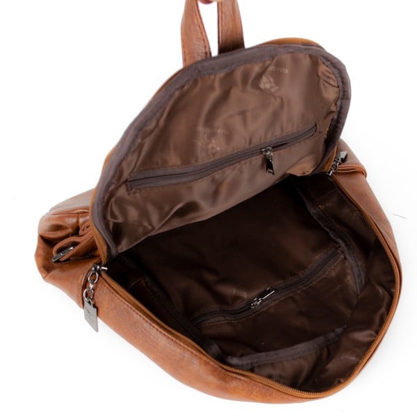 Rucsac dama, Gina GT745, maro - poza 4