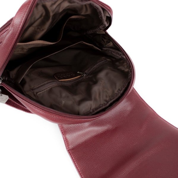 Rucsac dama, Greta GT742, bordo - poza 5