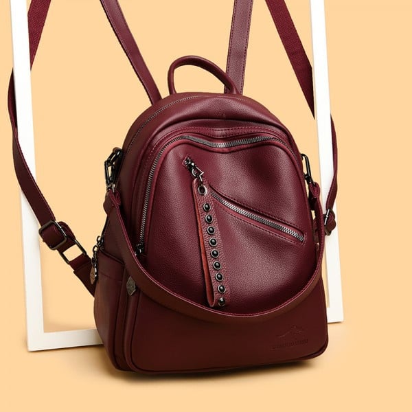 Rucsac dama Hayden GT1338, bordo - poza 3