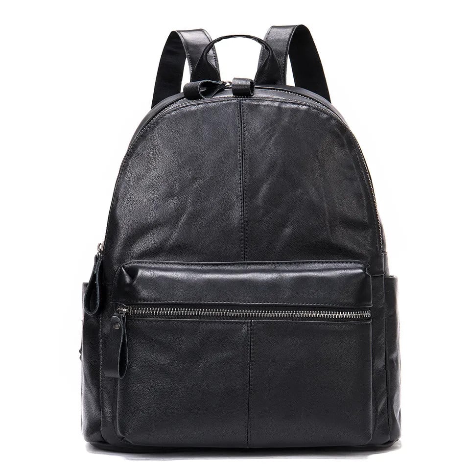 Rucsac dama, Kavindra GT2051, piele naturala, Negru - poza 1