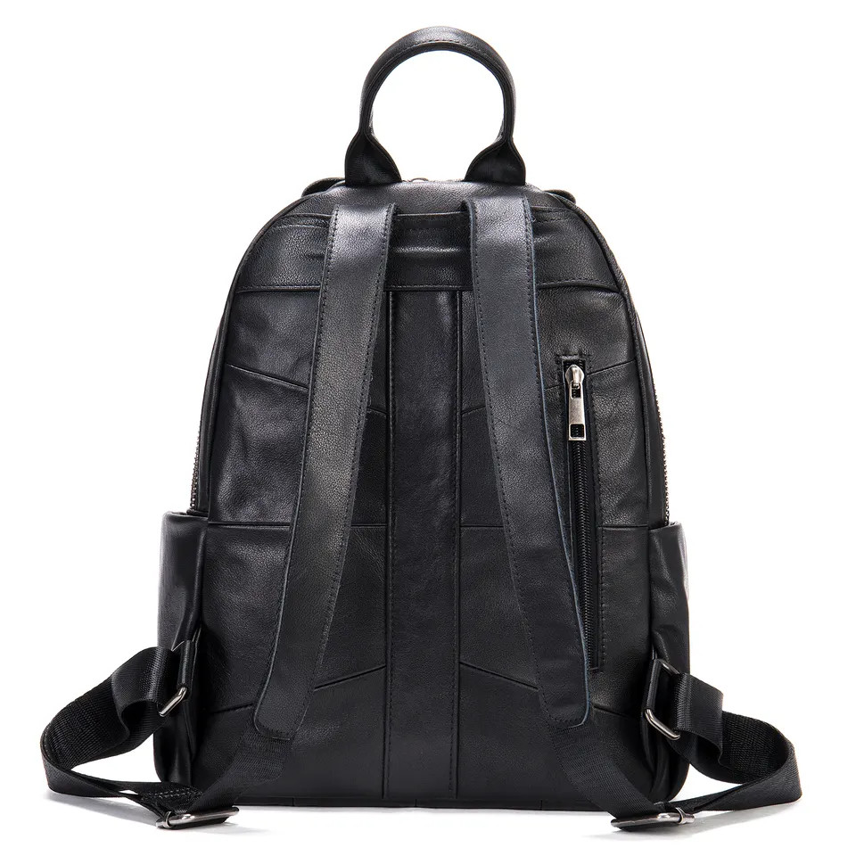 Rucsac dama, Kavindra GT2051, piele naturala, Negru - poza 3
