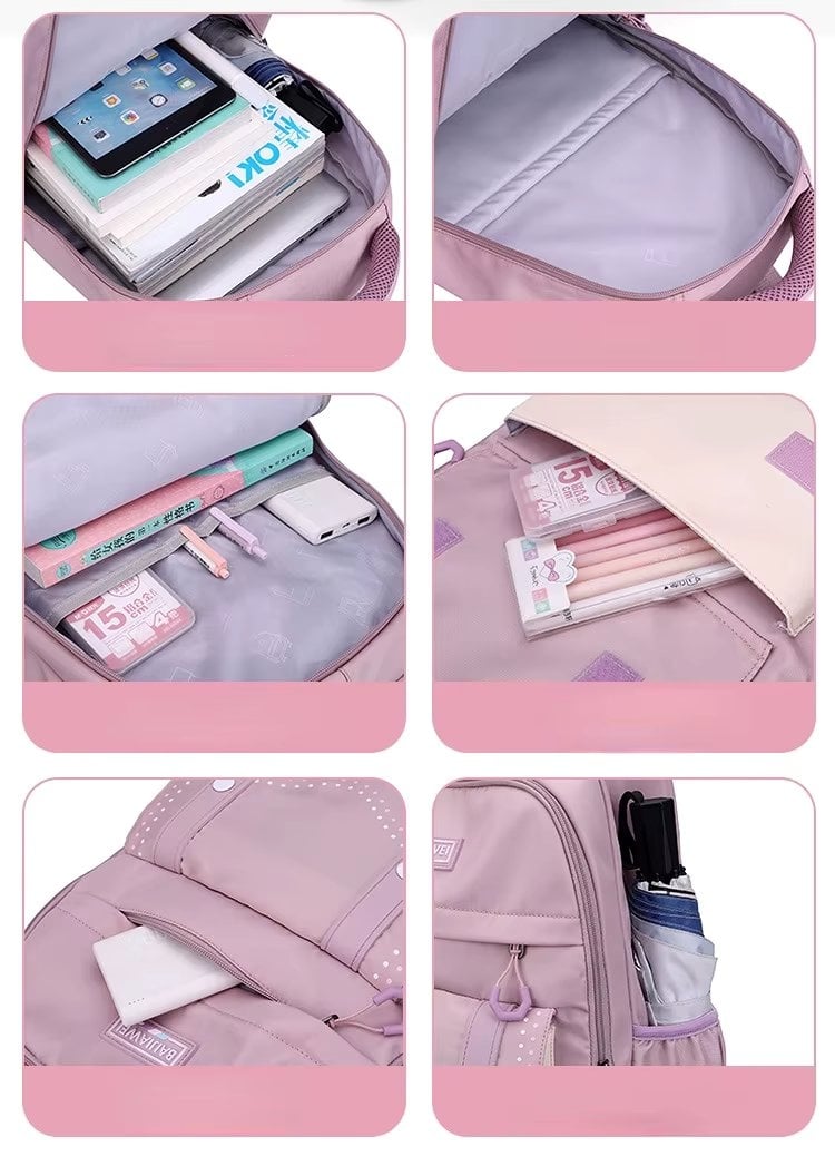 Rucsac dama, Linora GT3679, Roz - poza 5