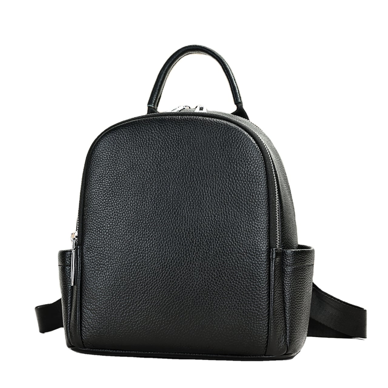 Rucsac dama, Marinela GT3847, piele naturala, Negru - poza 1