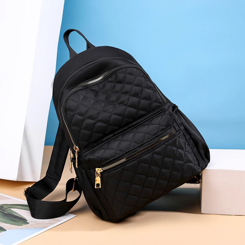 Rucsac dama Melli, GT1839, material textil, negru - poza 4