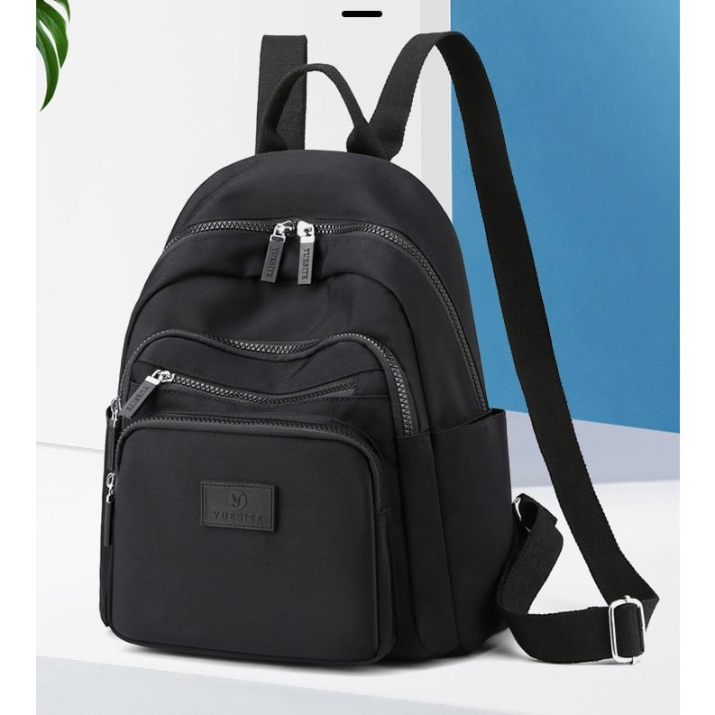 Rucsac dama Neli, GT1837, material textil, negru - poza 3