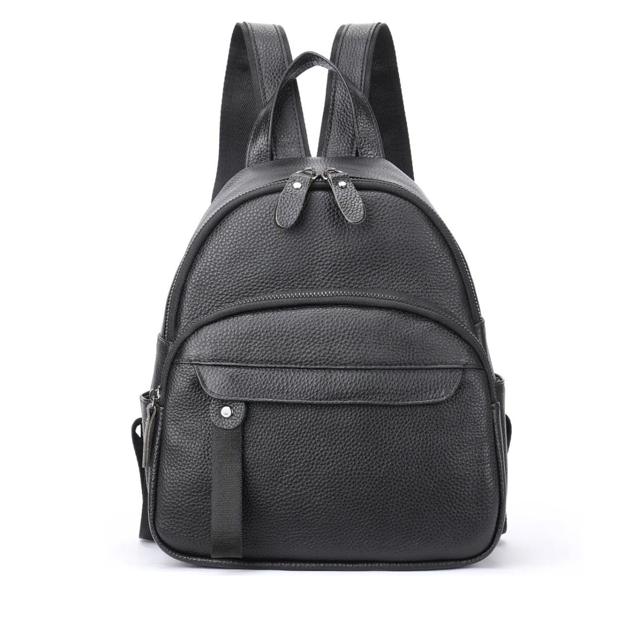 Rucsac dama, Nylay GT1521, piele naturala, model negru - poza 1