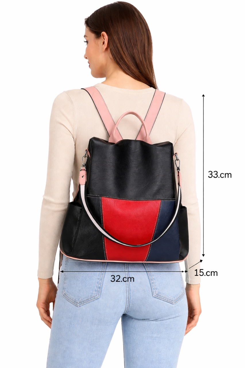 Rucsac dama, Olwen GT3619, antifurt, Negru - poza 2