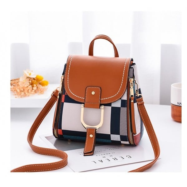 Rucsac dama, Prema GT452, model maro - multicolor - poza 3
