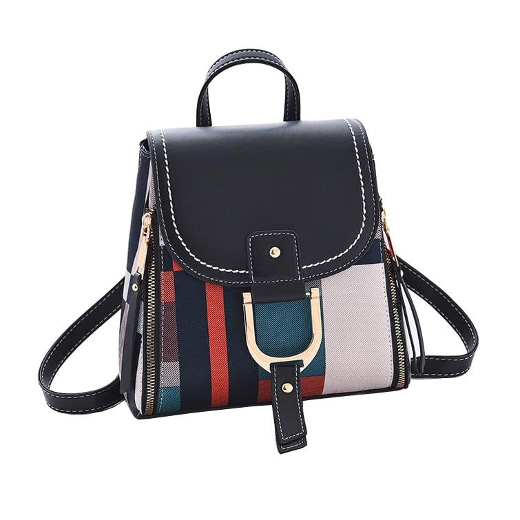 Rucsac dama, Prema GT453, model negru - multicolor - poza 1