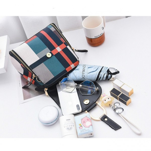 Rucsac dama, Prema GT453, model negru - multicolor - poza 4