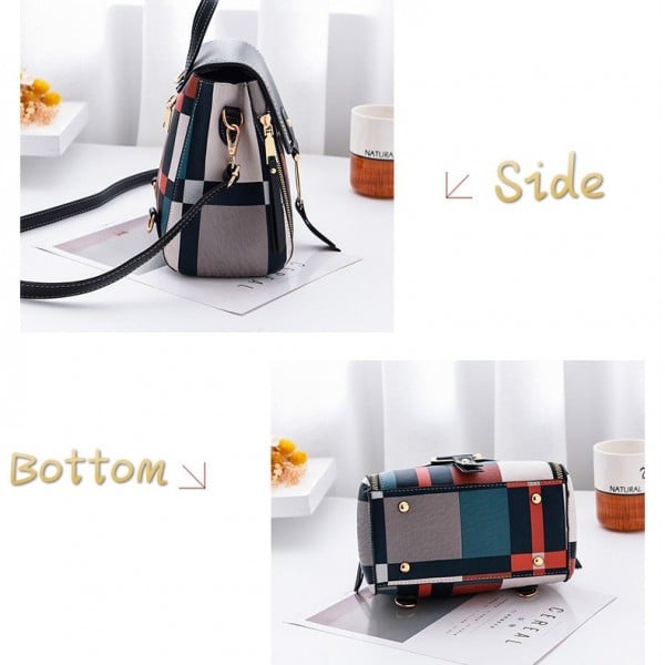 Rucsac dama, Prema GT453, model negru - multicolor - poza 5