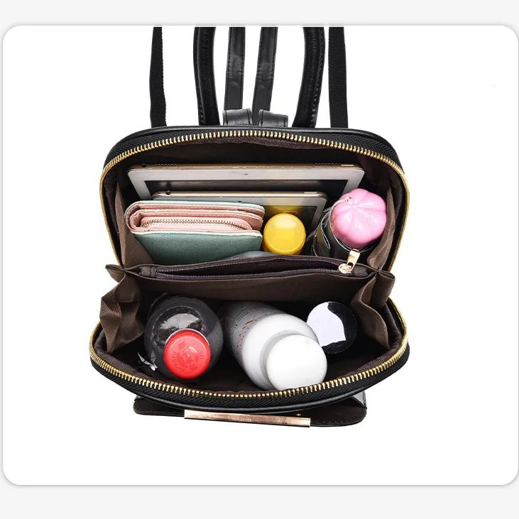 Rucsac dama, Romilly GT2493, Negru - poza 5