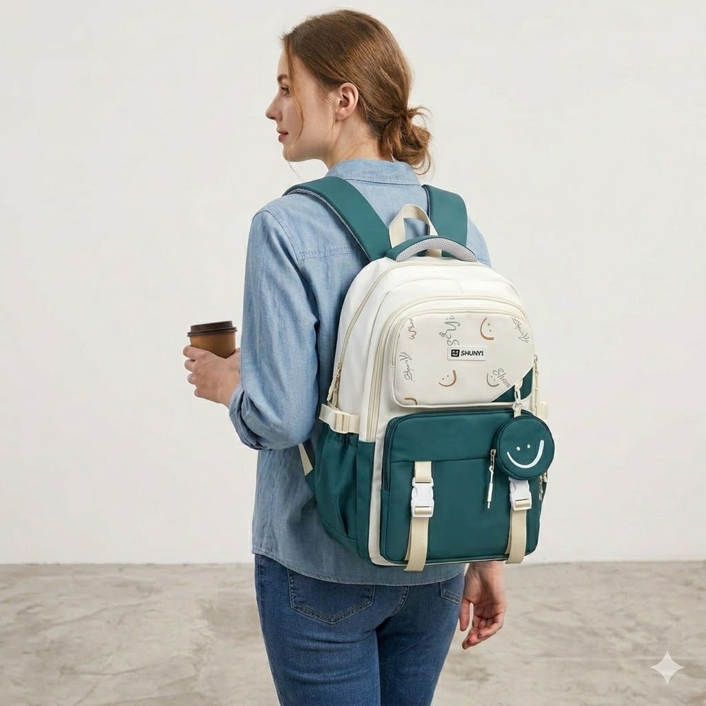 Rucsac dama, Sabira GT3672, Verde - poza 2