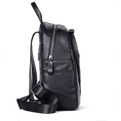 Rucsac dama, Varvara GT2071, piele naturala, Negru - poza 4