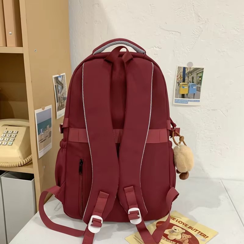 Rucsac dama, Ysoria GT3689, Alb/Rosu - poza 3