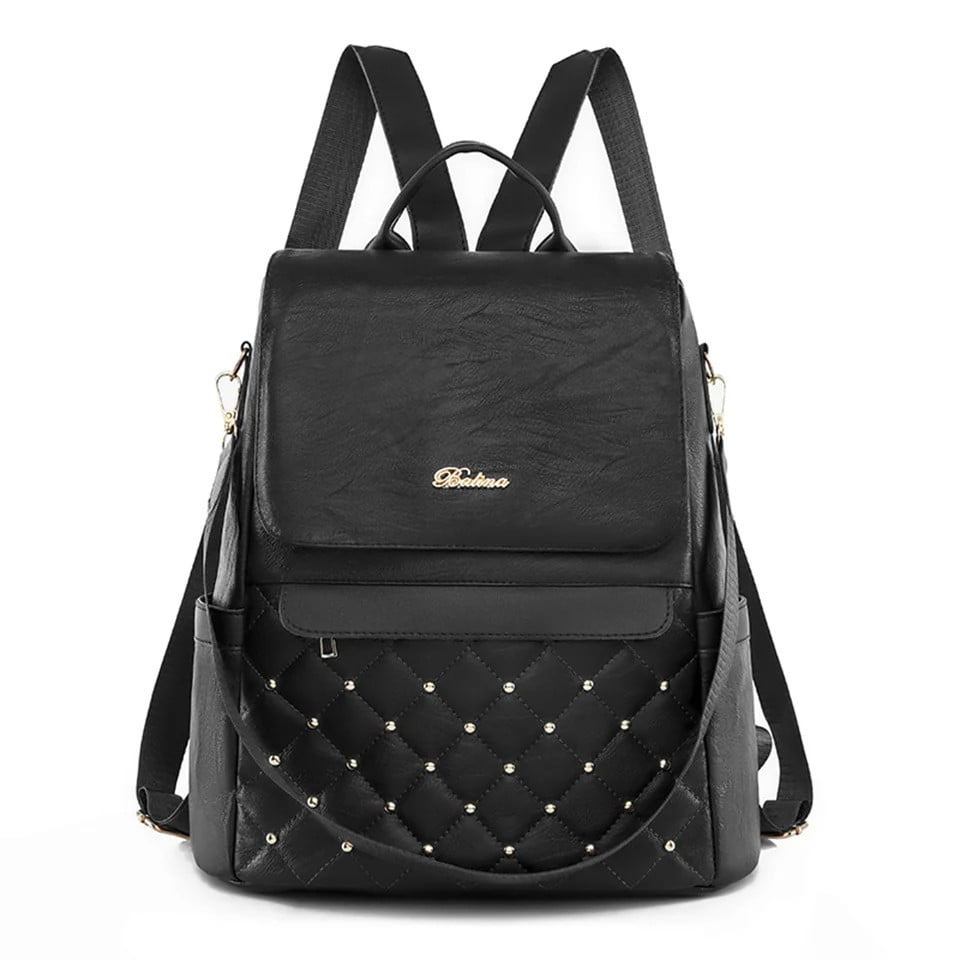 Rucsac de dama, Elanor GT2636, antifurt, Negru