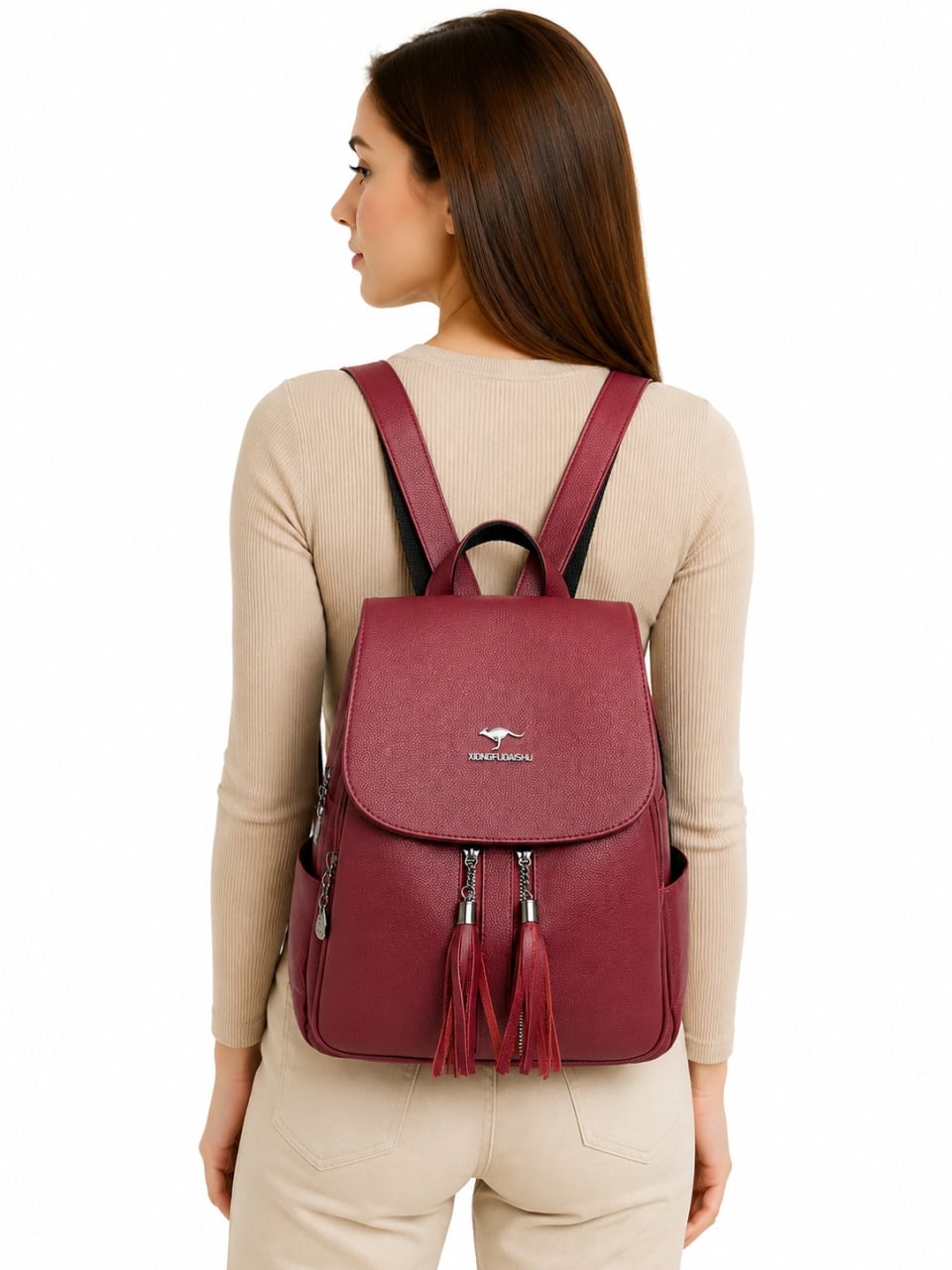 Rucsac de dama, Seraphina GT3027, Bordo - poza 2