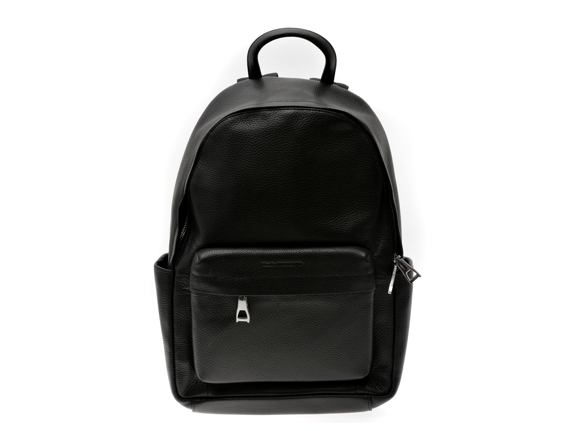 Rucsac MARIO FERRETTI negru, 2001, din piele naturala