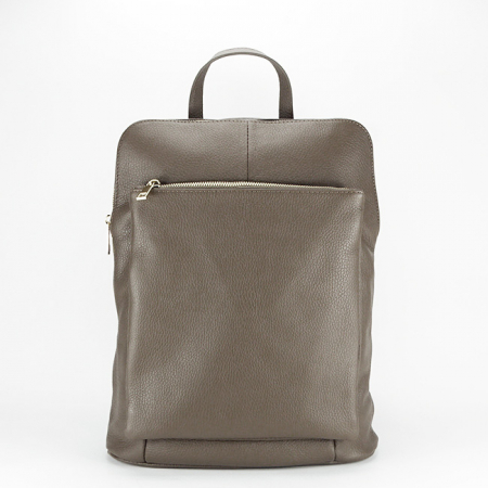 Rucsac maro din piele naturala 2 in 1 negru 1441 123