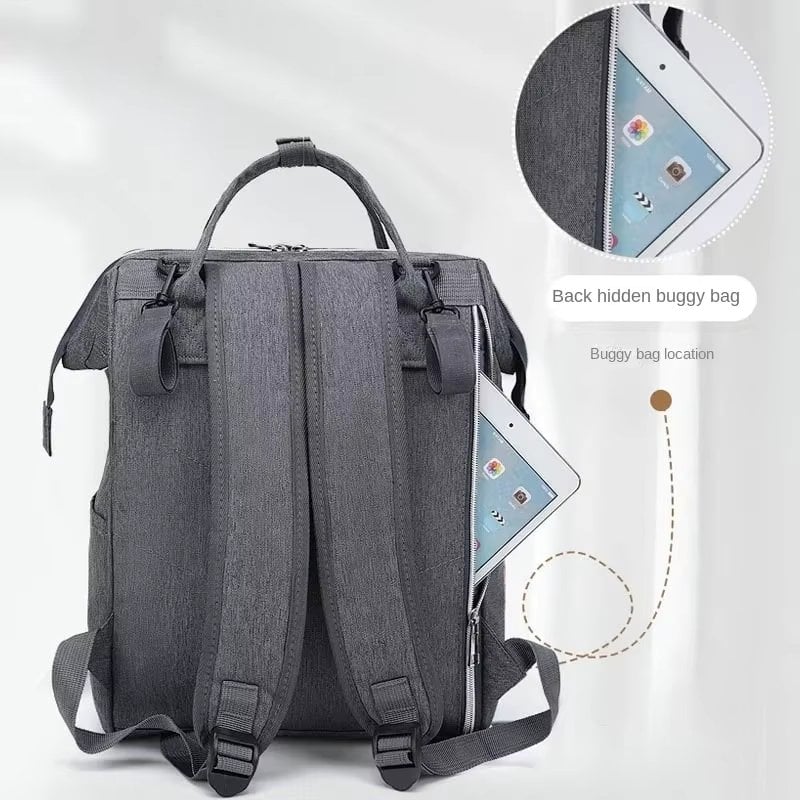Rucsac multifunctional pentru mamici, Mavina GT3691, Negru - poza 4