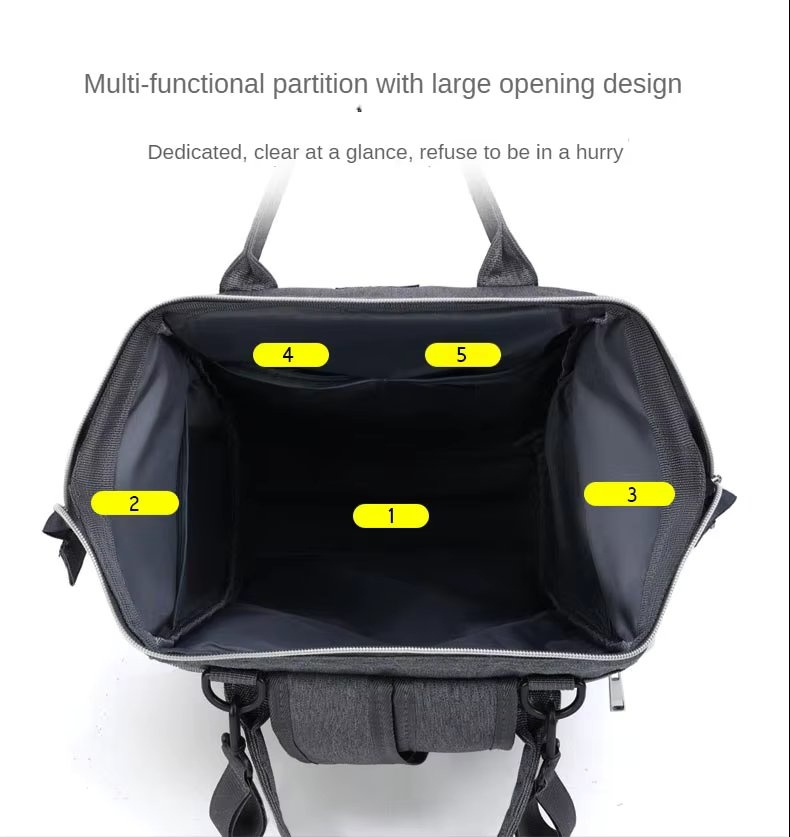 Rucsac multifunctional pentru mamici, Mavina GT3694, Albastru - poza 5