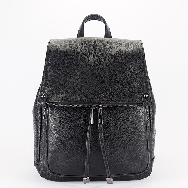 Rucsac negru din piele naturala 8914 M6