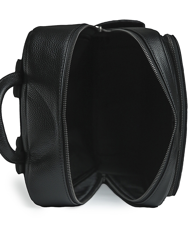 Rucsac pentru barbati, 30029-3, piele naturala, Negru - poza 2