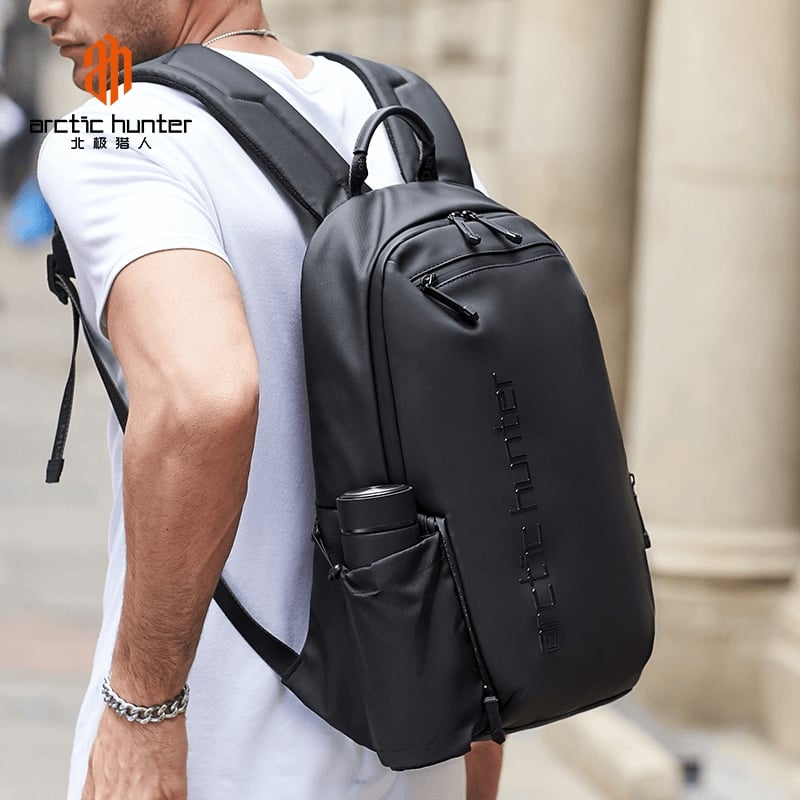 Rucsac pentru barbati, B00423, port USB, Negru - poza 2