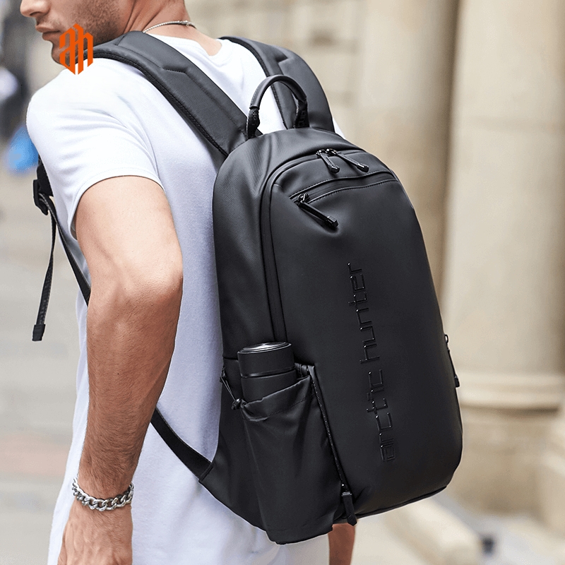 Rucsac pentru barbati, B00428, model urban, Negru - poza 2