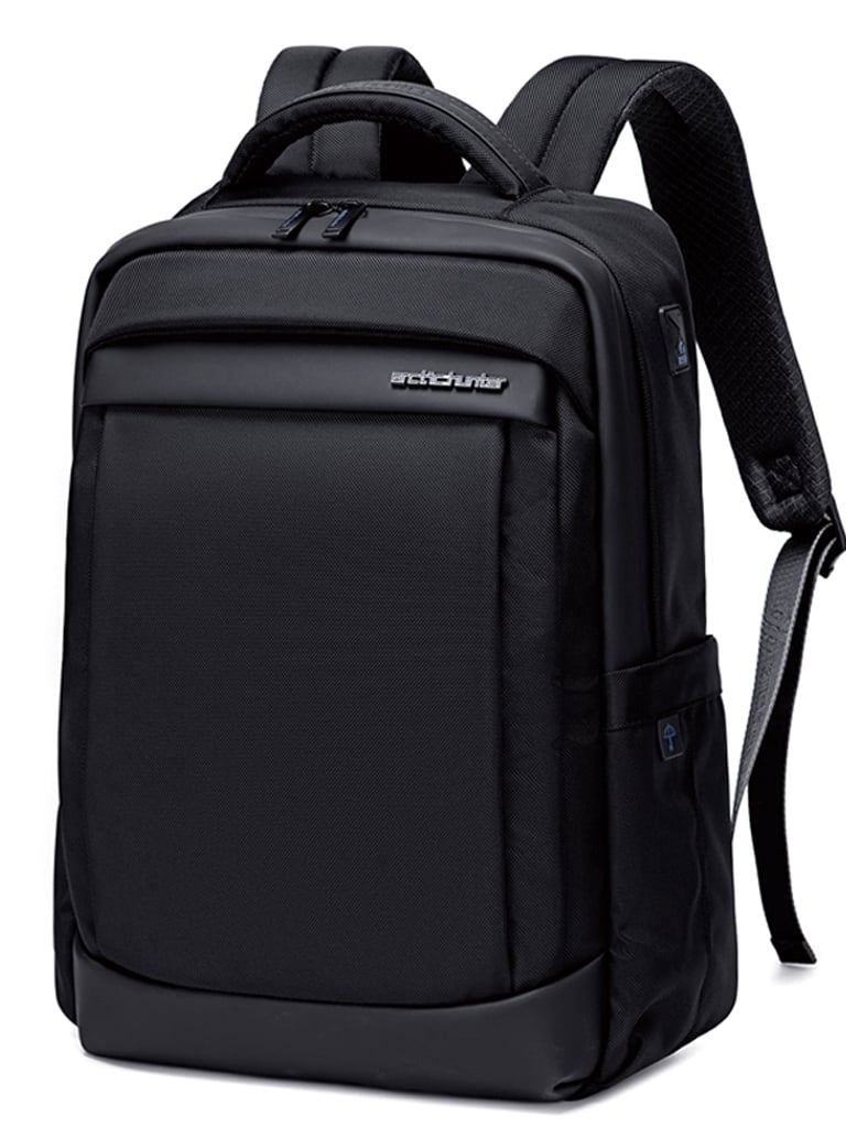 Rucsac pentru barbati, B00478, port USB, Negru
