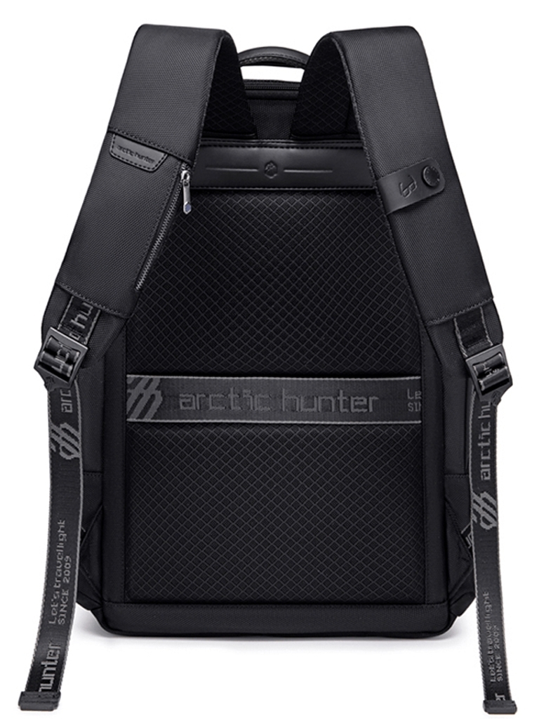 Rucsac pentru barbati, B00492-1, model urban, Negru - poza 4