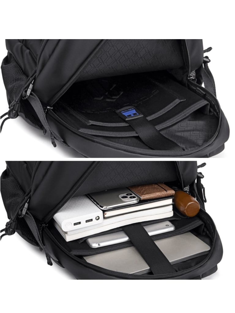 Rucsac pentru barbati, B00530, model urban, Negru - poza 5