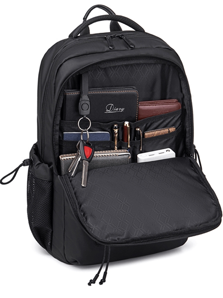 Rucsac pentru barbati, B00534, model urban, Negru - poza 5