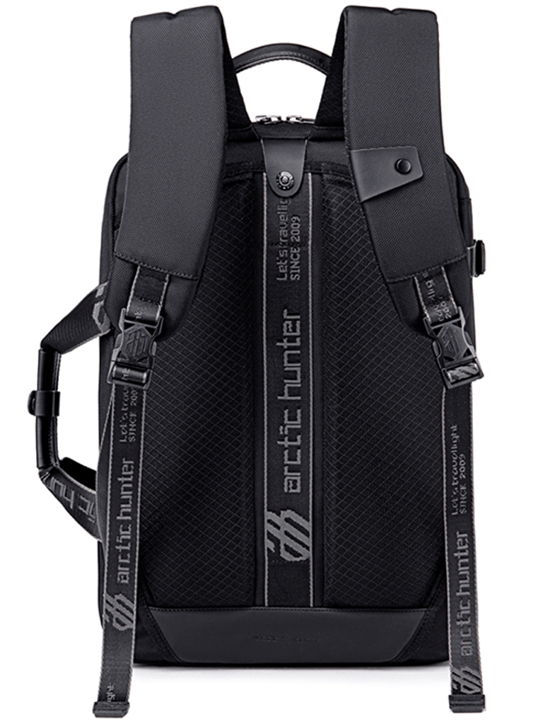 Rucsac pentru barbati, B00540, model urban, Negru - poza 5