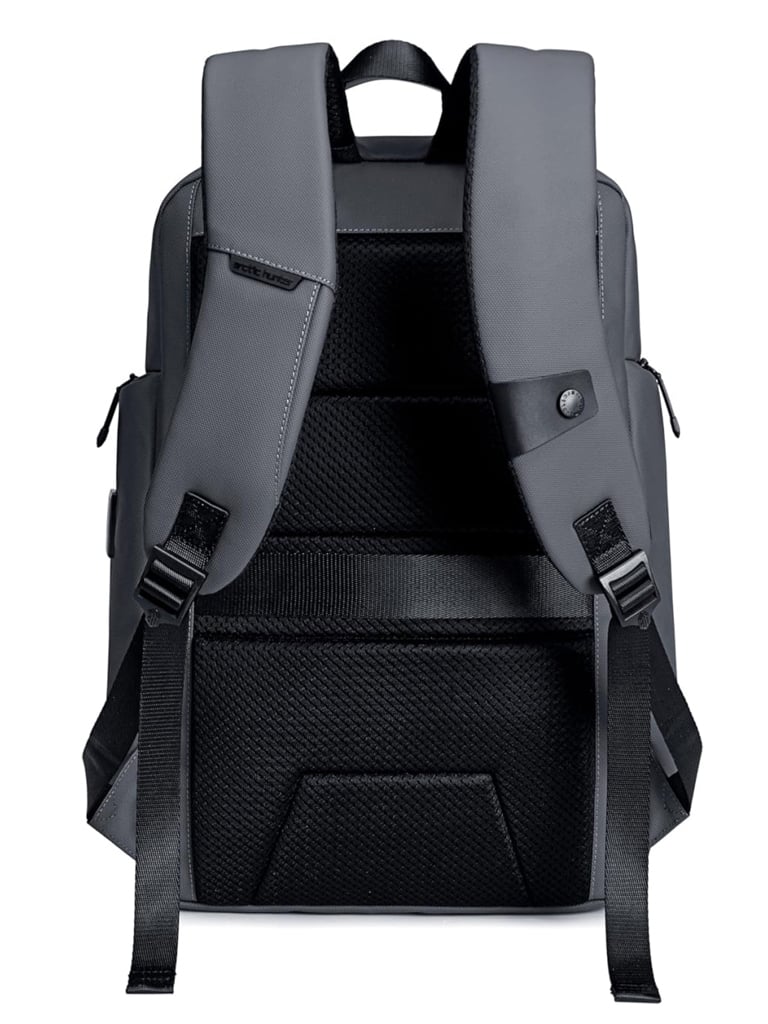 Rucsac pentru barbati, B00554, model urban, Gri - poza 4
