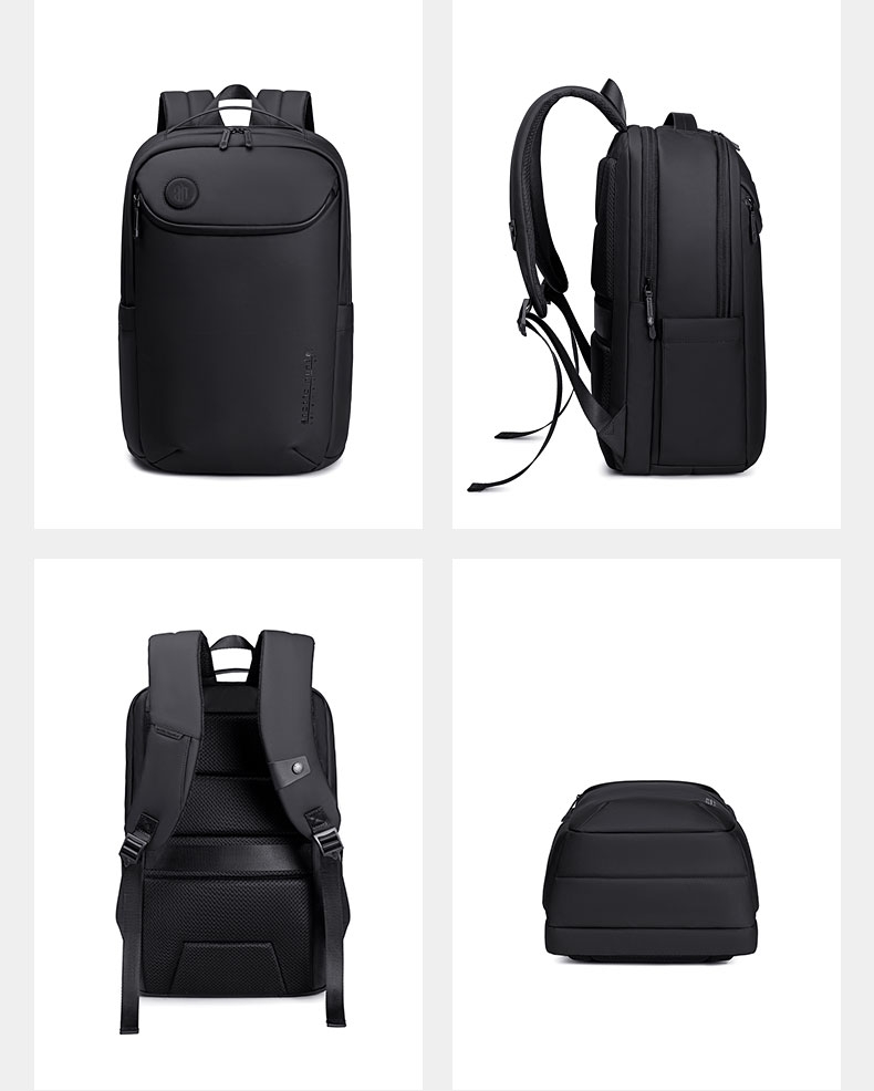 Rucsac pentru barbati, B00555, model urban, Negru - poza 5