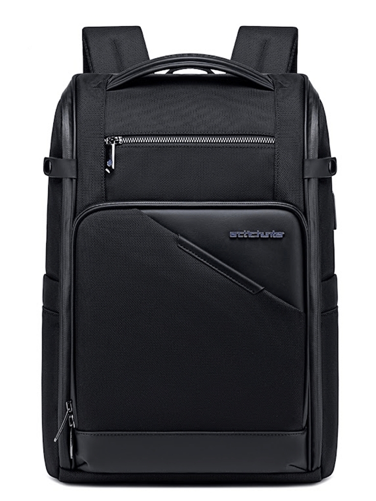 Rucsac pentru barbati, B00675, model urban, Negru - poza 4