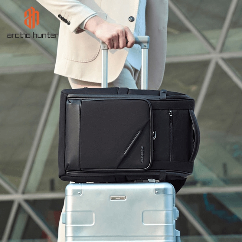 Rucsac pentru barbati, B00675, model urban, Negru - poza 5