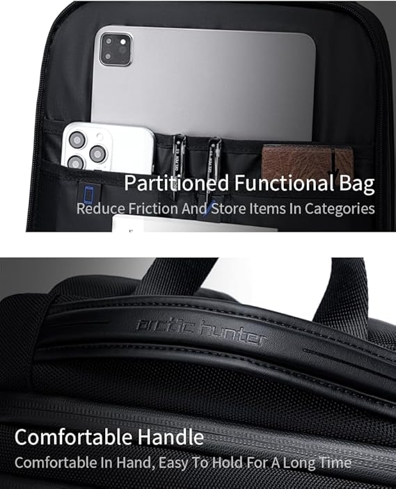 Rucsac pentru barbati, B00681, model urban, Albastru - poza 3