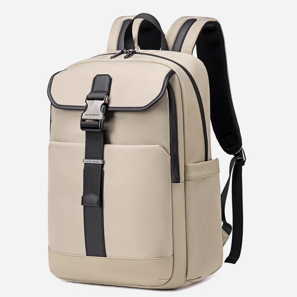 Rucsac pentru barbati, B00812, model urban, Bej - poza 3