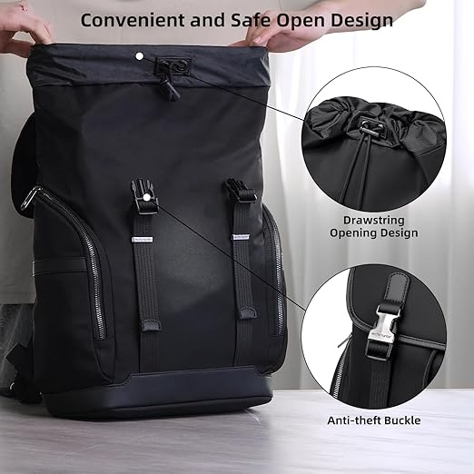 Rucsac pentru barbati, B00832, model urban, Bej - poza 3