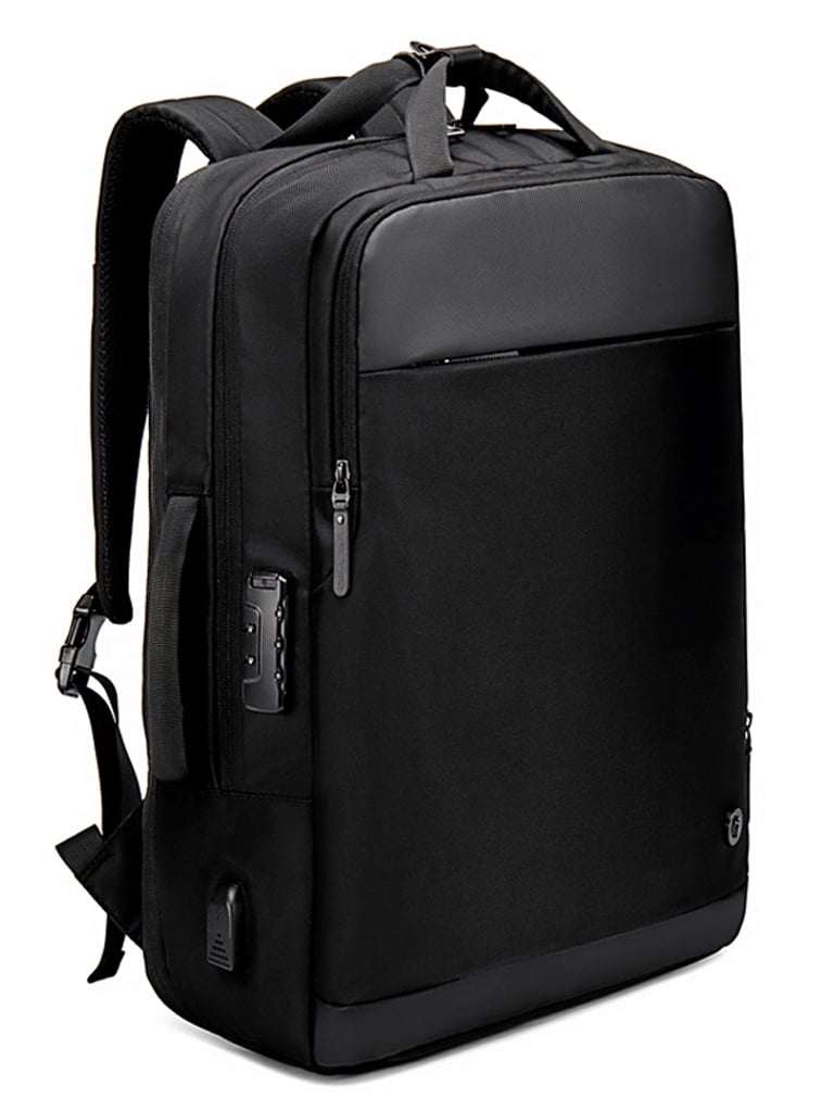 Rucsac pentru barbati, CB00397, model urban, Negru - poza 4
