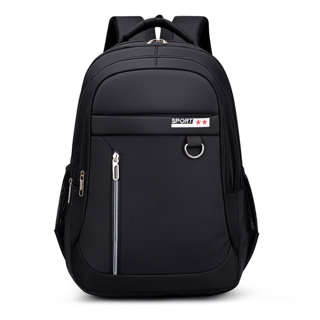 Rucsac pentru barbati, Louis GT2139, Negru/Alb - poza 1