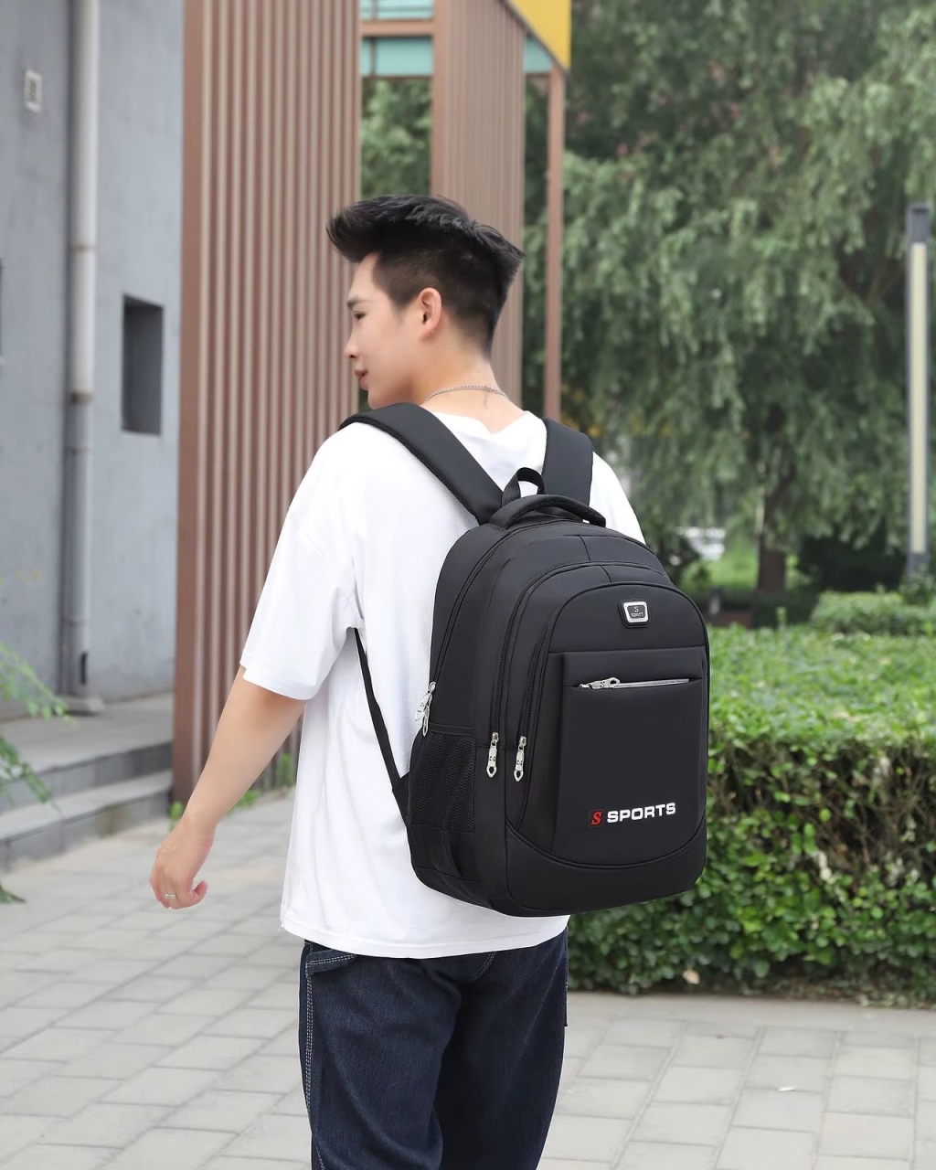 Rucsac pentru barbati, Zefir GT3247, Gri - poza 3