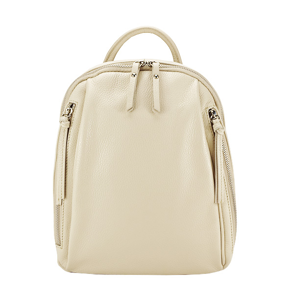 Rucsac Premium din piele naturala crem 9989 122