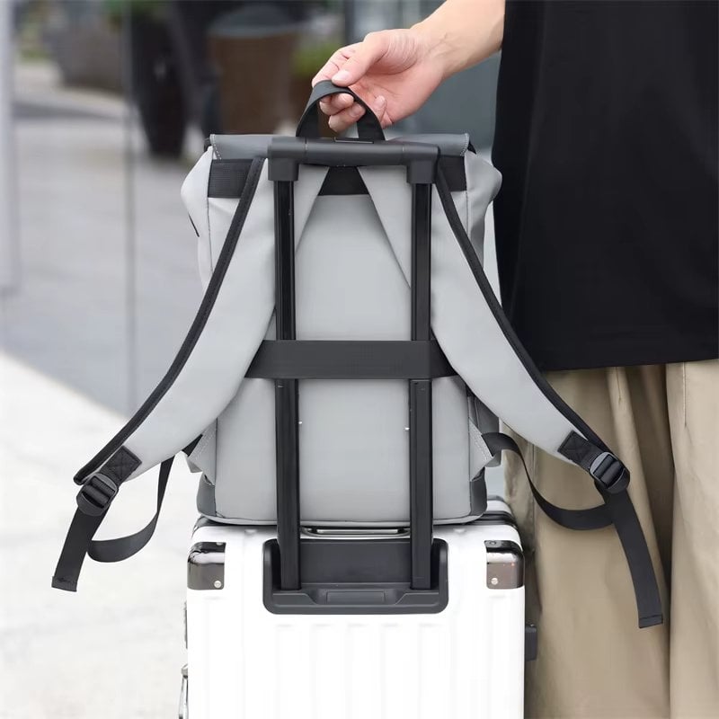 Rucsac unisex, Elandor GT3741, Gri inchis - poza 5