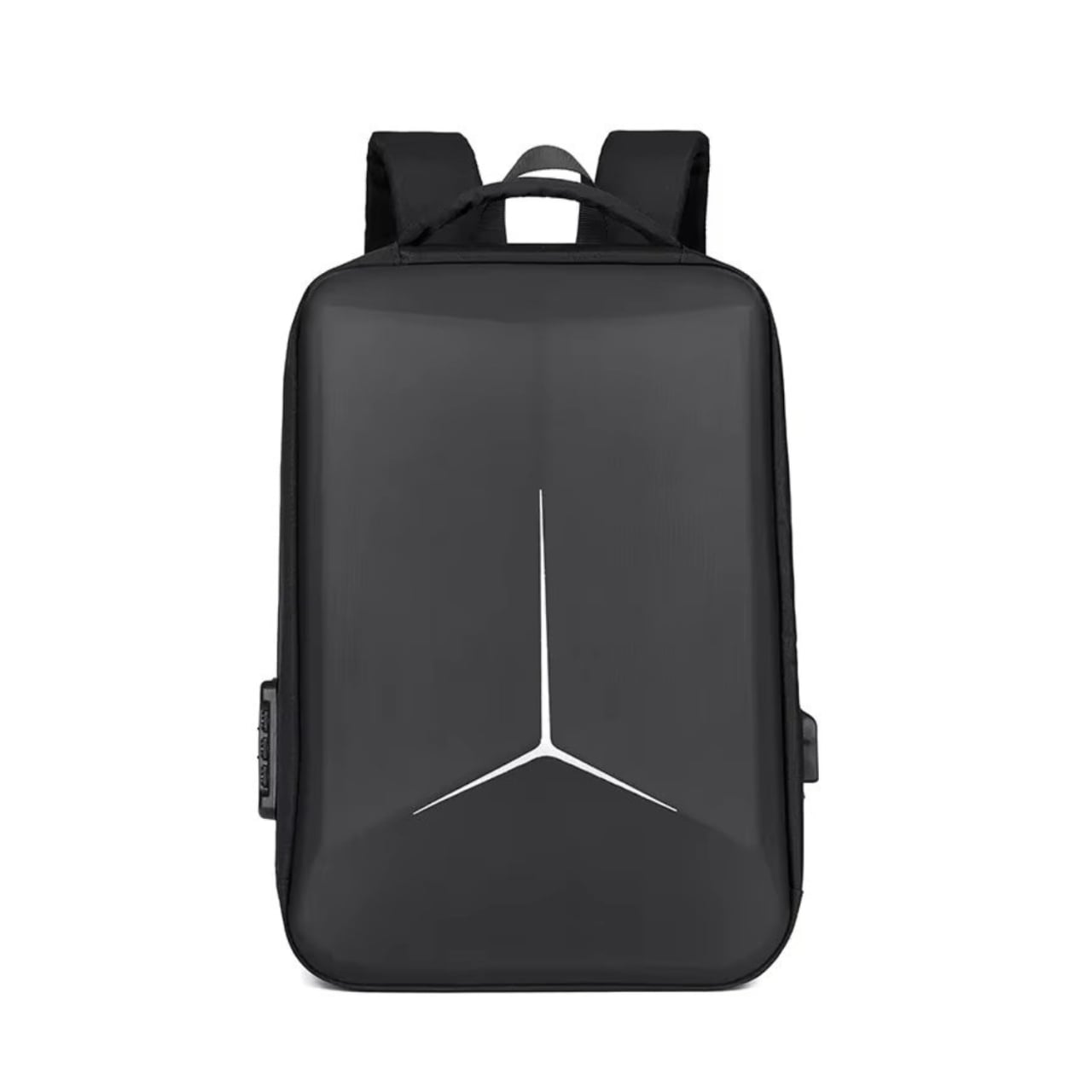 Rucsac unisex, Lorcan GT3748, port USB, Negru - poza 1