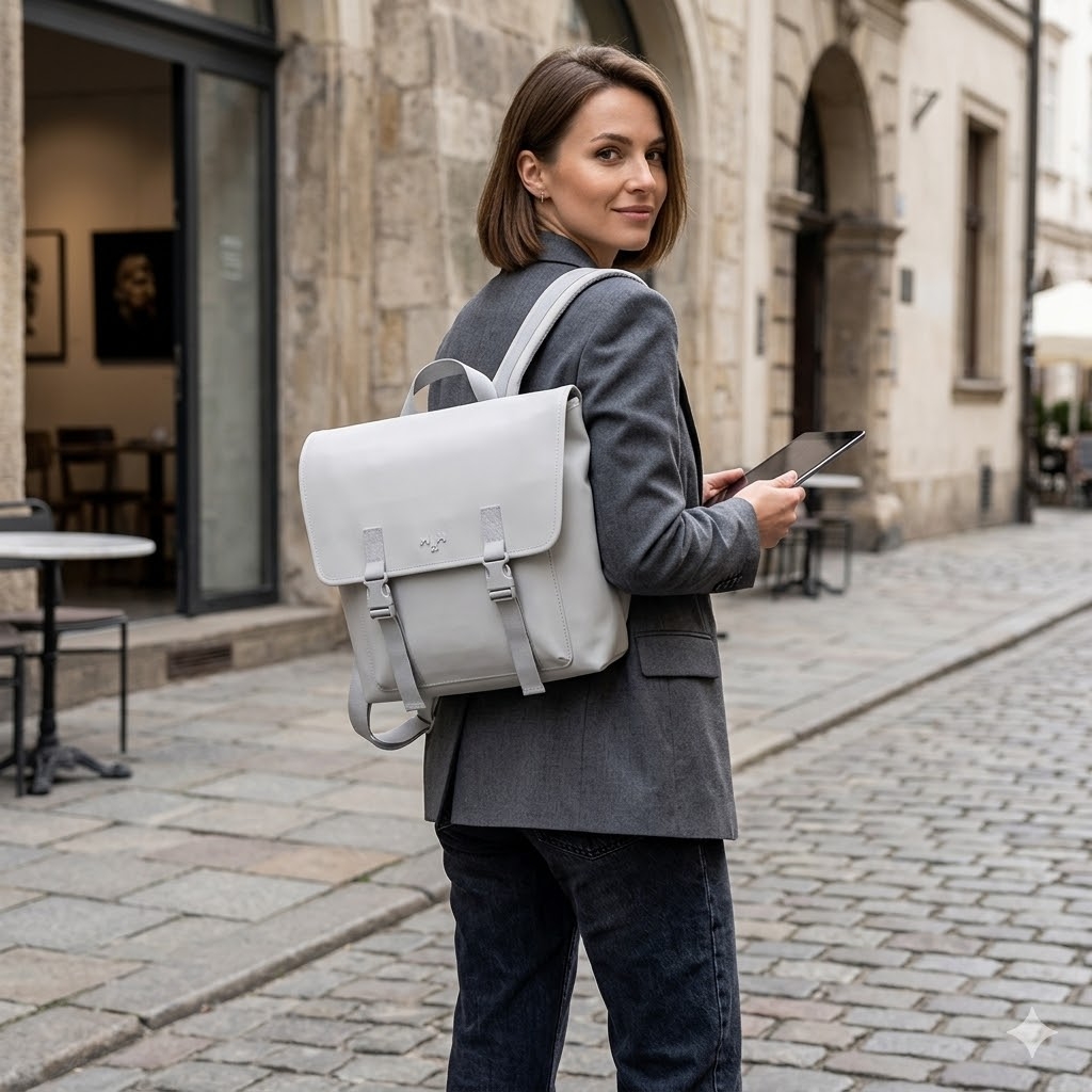 Rucsac unisex, Uzoma GT2351, Gri - poza 2