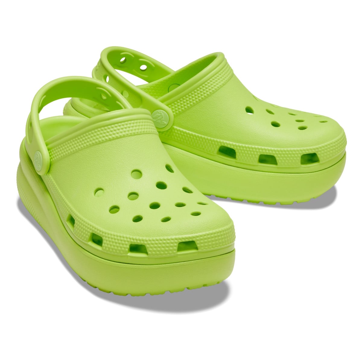 Saboți Classic Crocs Cutie Clog Kids Verde - Lime - poza 4